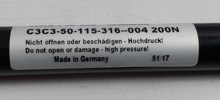 Bansbach C3C3-50-115-316-004 200N Easylift Gas Spring