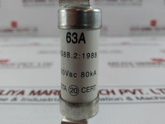 Bao63 High Rupturing Capacity Fuse Link 550Vac 80Ka Bussmann