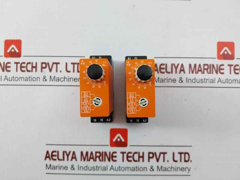 Time Delay Relay Bar 24V Ac Dc Syrelec 250V~ 10A