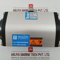 Twin-piston Rotary Valve Actuator 10Bar 110°C Gte-098/090-11-v17-e By Bar Gmbh