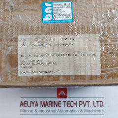 Gte-098/090-11-v17-e Pneumatic Twin Piston Valve Actuator 10Bar 110°C Bar