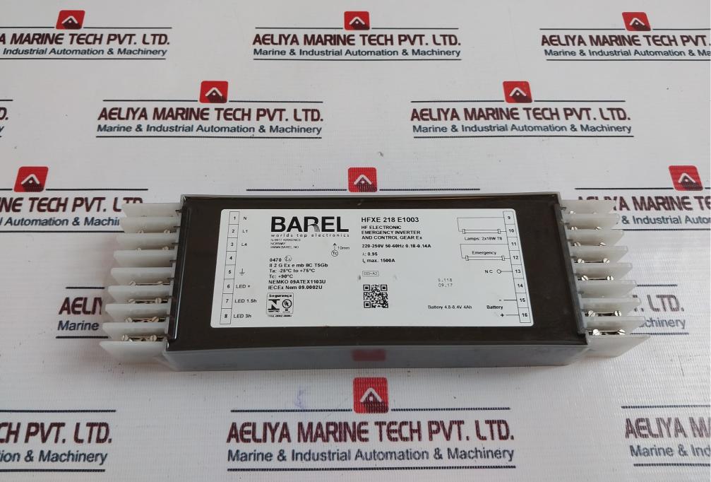 Barel Hfxe 218 E1003 Electronic Control Gear &amp; Emergency Inverter 220-250V