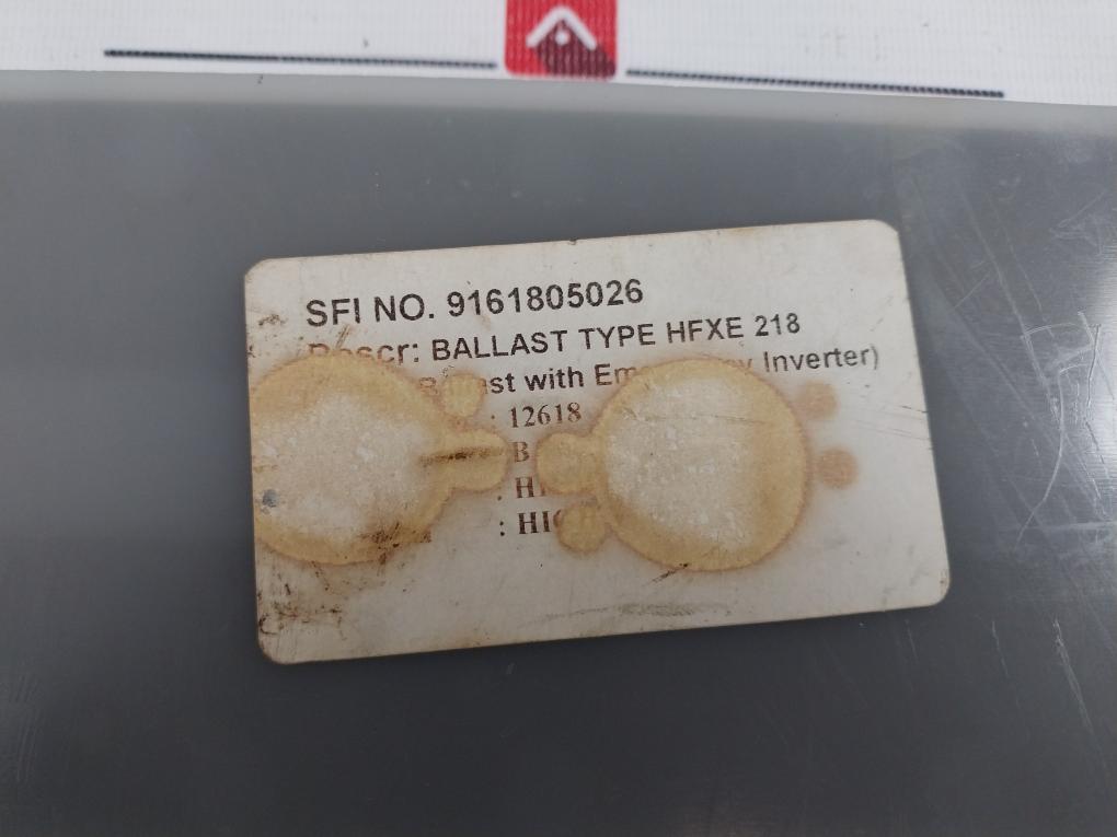 Barel Hfxe 218 E1003 Electronic Control Gear &amp; Emergency Inverter 220-250V