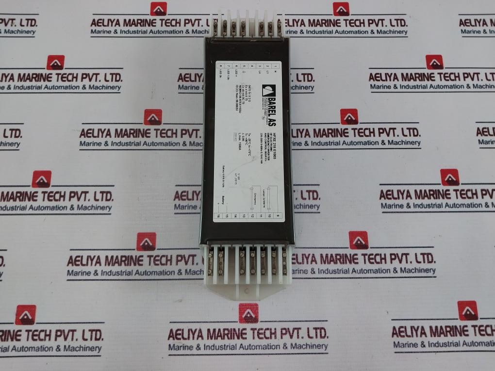 Barel Hfxe 218 E1003 Emergency Inverter And Control Gear Ex 220-250V 0-60Hz