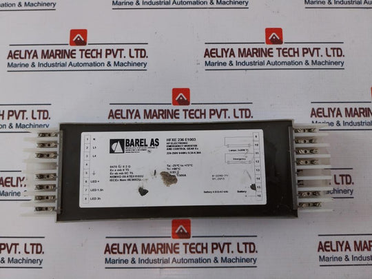 Barel Hfxe Emergency Inverter And Control Gear Ex 236 E1003 Used