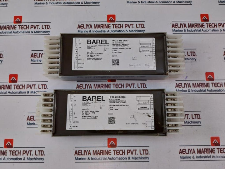 Barel Hfxe 236 E1003 Emergency Inverter And Control Gear Ex 2X36W T8 Used