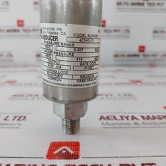 Barksdale 425H3-13 Pressure Transducer, 0-3000 Psig