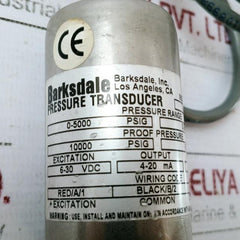 Barksdale 425h3-15 Pressure Transducer 0-5000 Psigbarksdale, Inc.