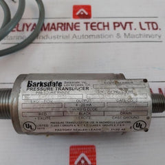 Barksdale 425x-08 Pressure Transducer 0-500 Psig 6-30 Vdc