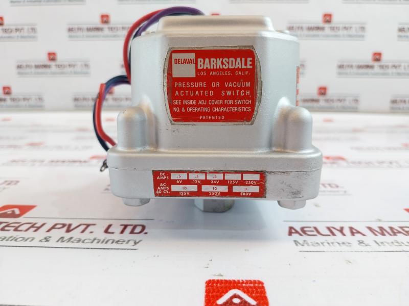 Barksdale D1h-h18 Diaphragm Switch 0.1-18 Psi Adjustable Range 4-18.psi