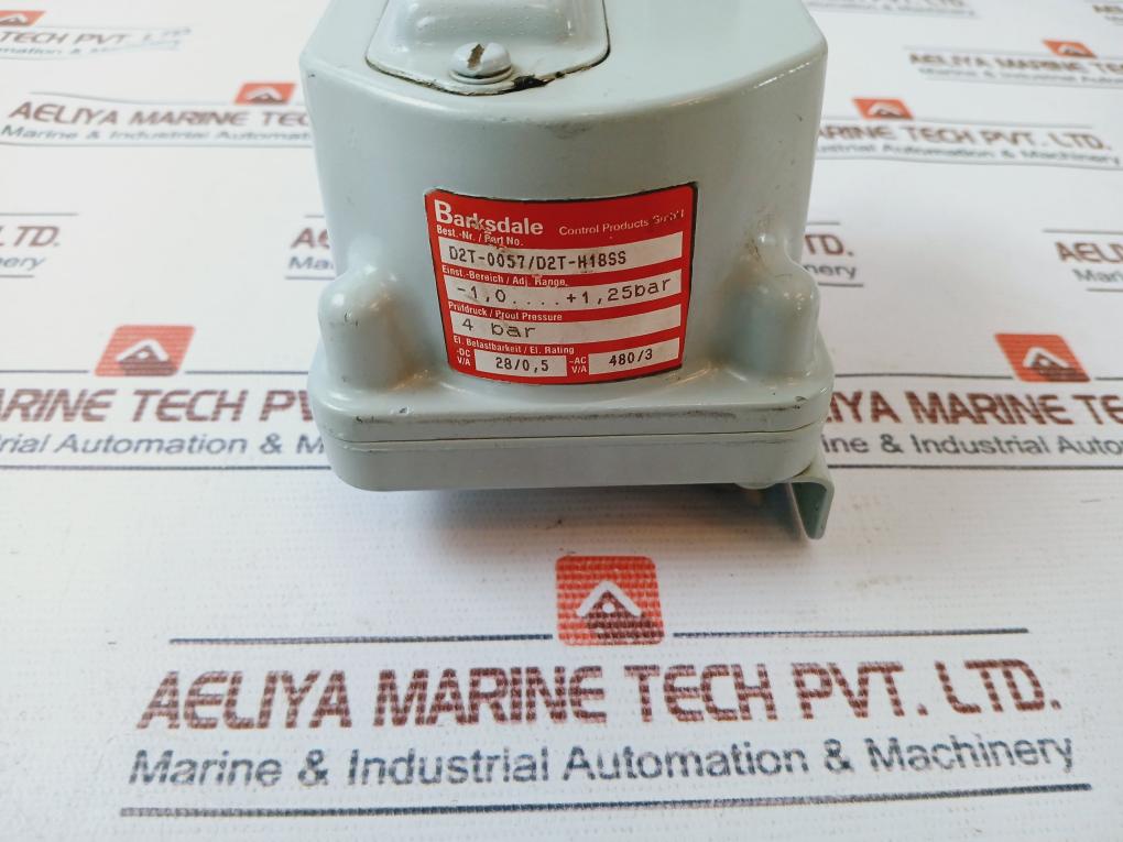 Barksdale D2T-0057/ D2T-H18SS Pressure Switch