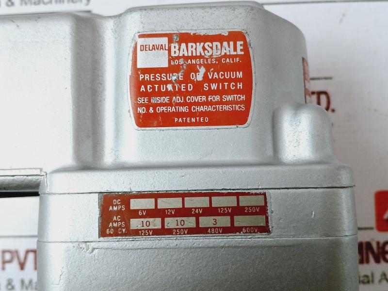 Barksdale Dpd1T-h18 Diaphragm Differential Switch 0.40-18 Psi 60 Psi
