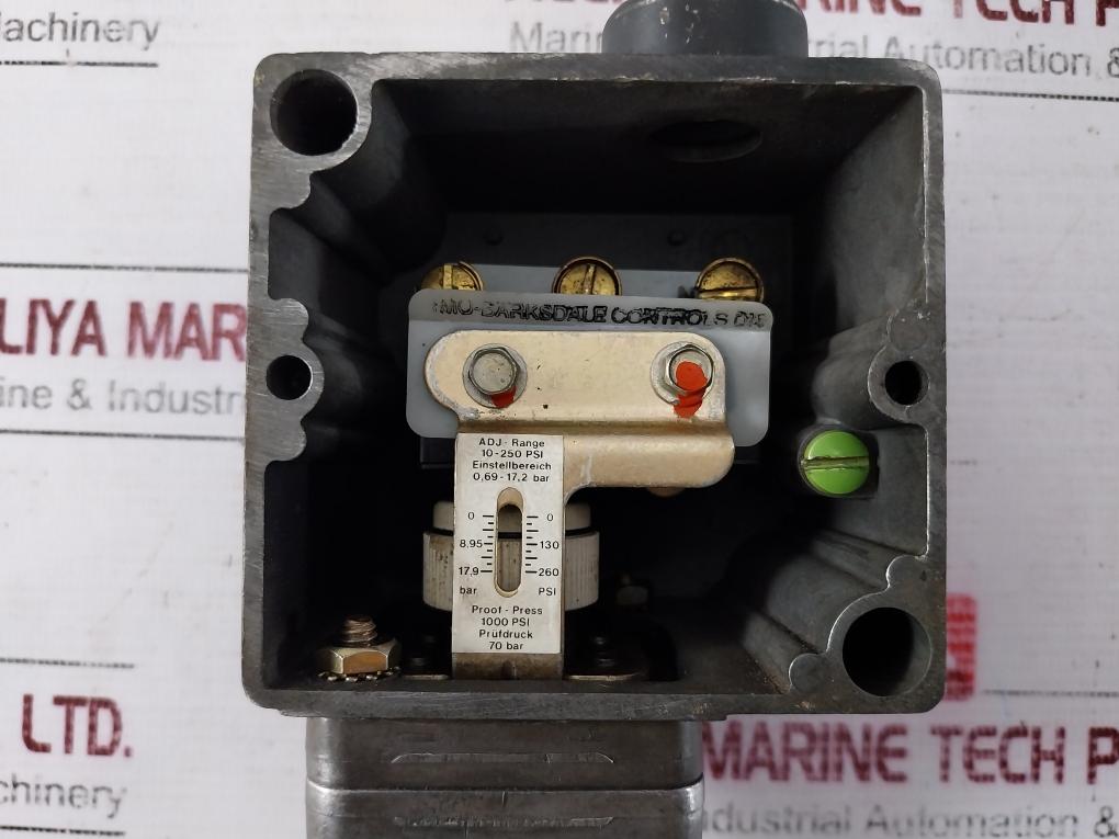 Barksdale E1H-h250-p4-lv Pressure Switch 0 To 260 Psi