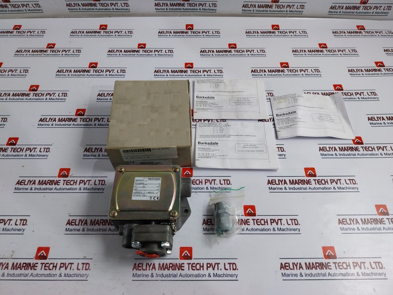 Barksdale P1h-b340 Pressure Switch 0.7-24 Bar 631.10.70.010 Issep03atex119x