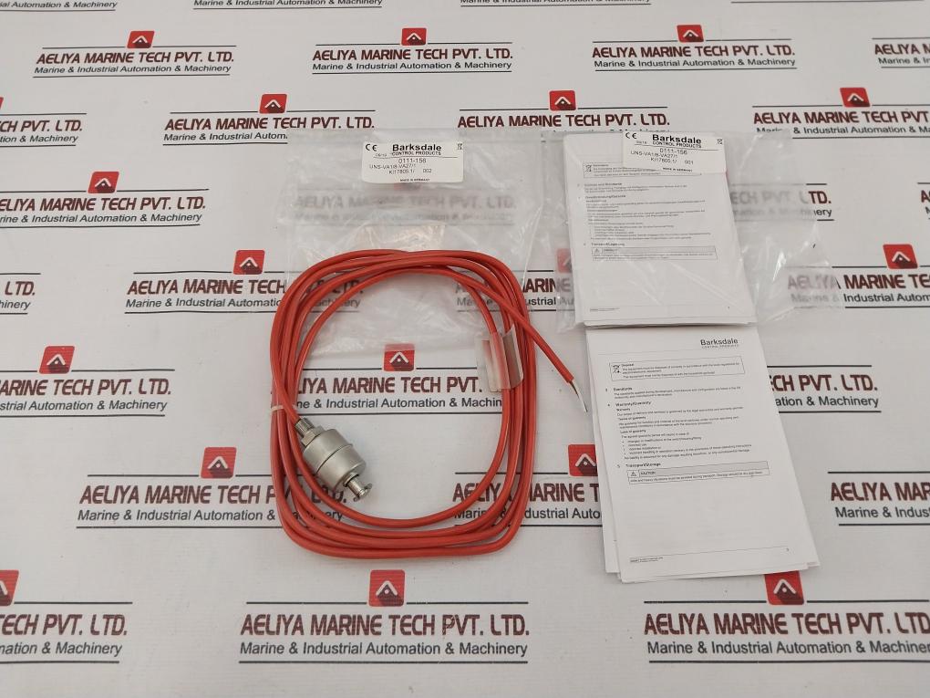Bsrksdale Uns-va1/8 Va27/1 Float Level Switch Sensor 0111-156