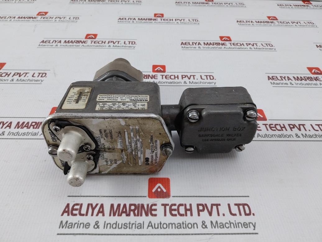 Barksdale C9622-3 Pressure Actuated Switch