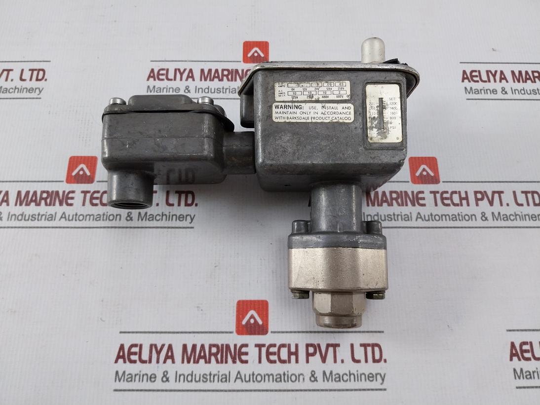Barksdale C9622-3 Pressure Actuated Switch