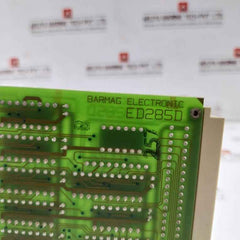 Barmag Electronic Ed285d Printed Circuit Board