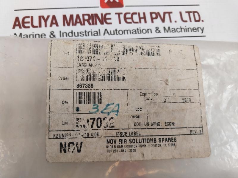 Bartec 07-3353-1110 Pilot Light 123076-11-10