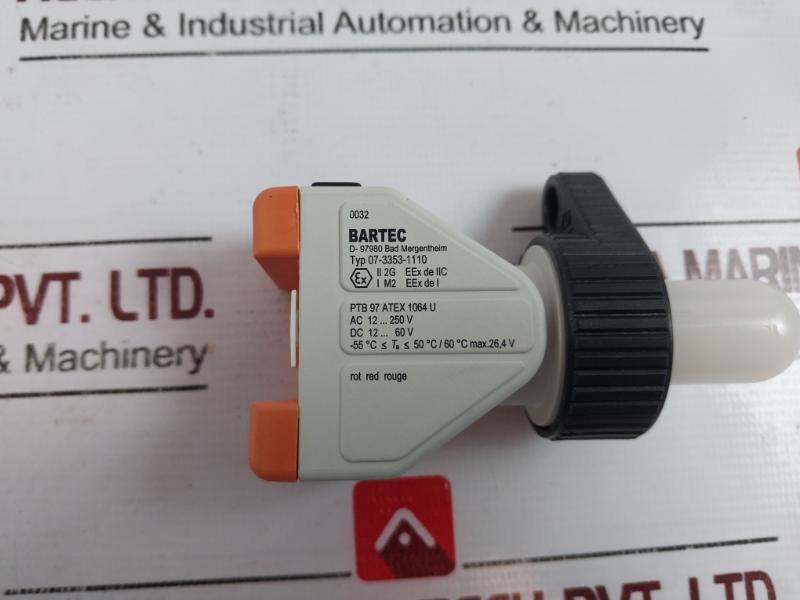 Bartec 07-3353-1110 Pilot Light 123076-11-10