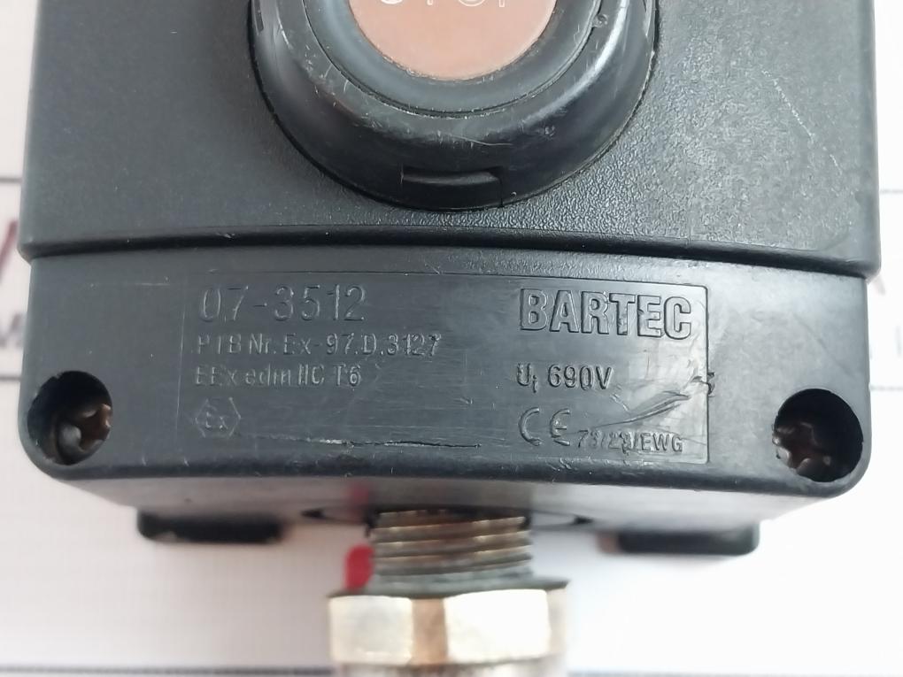 Bartec 07-3512 Push Button Control Station 07-3512