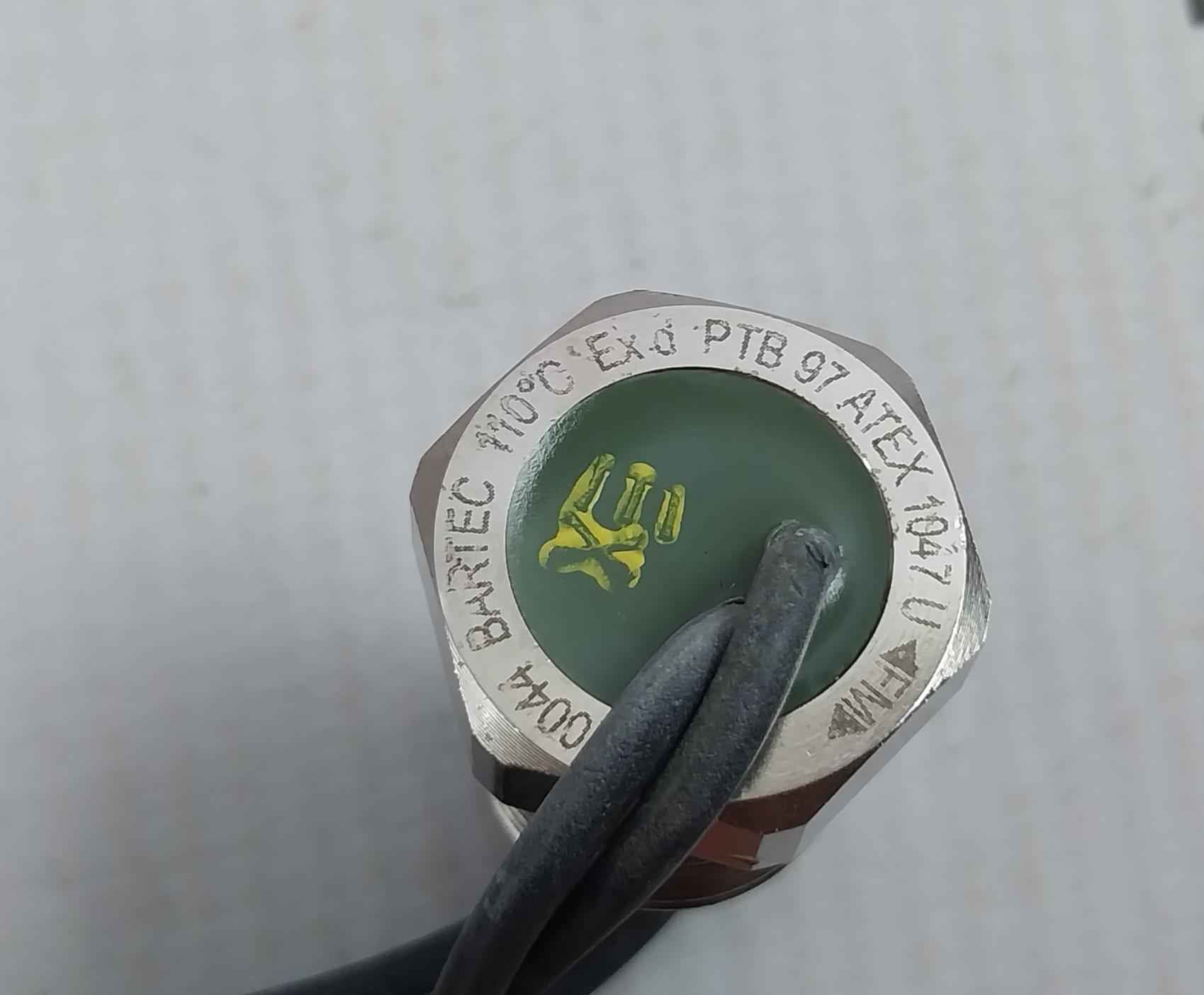 Bartec 1047 U Thermistor Temperature Sensor Ex D Ptb 97 Atex