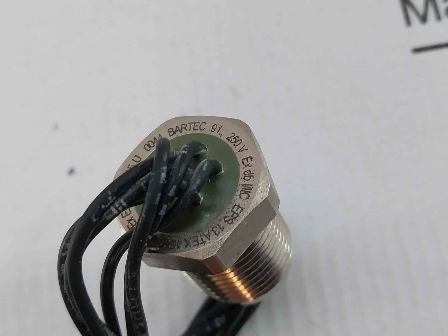 Bartec 1619 U Rtd Sensor Assembly 91.250V