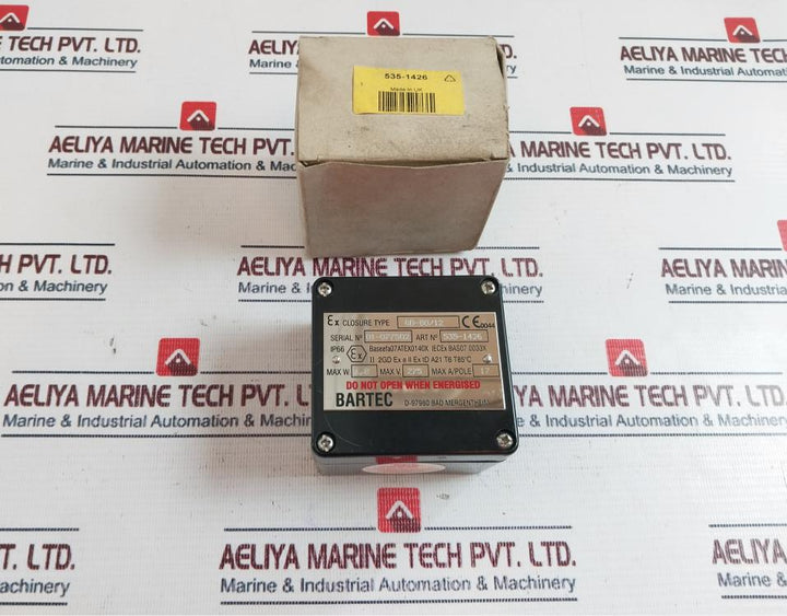 Bartec 535-1426 Junction Box Gb-80/12 Ip66