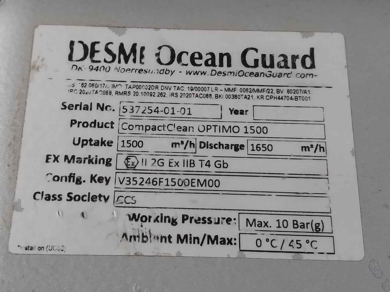 Bartec Ejb 61 Explosion-proof Control Enclosure 440vac/24vdc 50/60 Hz Ip66