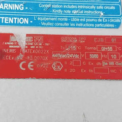 Bartec Ejb 61 Explosion-proof Control Enclosure 440vac/24vdc 50/60 Hz Ip66