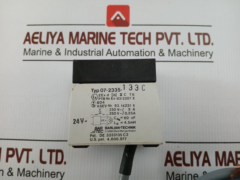 Bartec Explosion-proof Control Module 250V/5A Part No 07-2335-133C