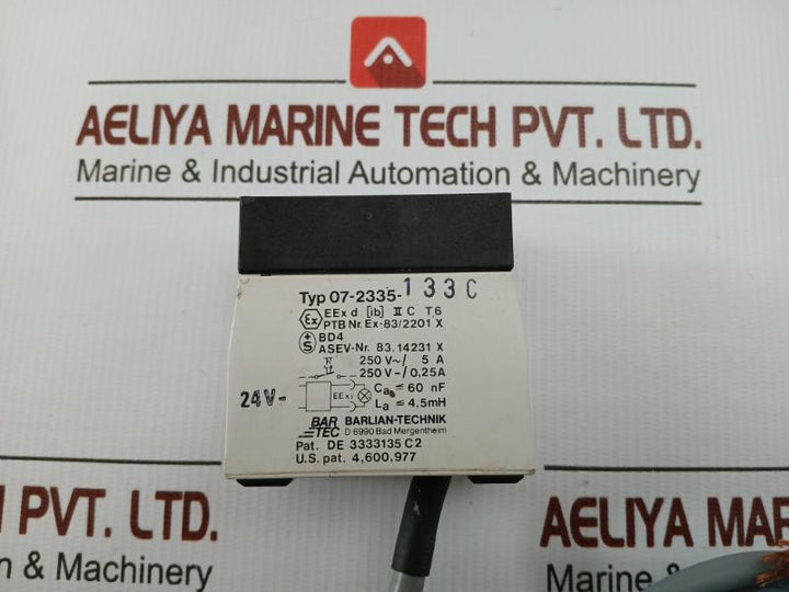 Bartec Explosion-proof Control Module 250V/5A Part No 07-2335-133C