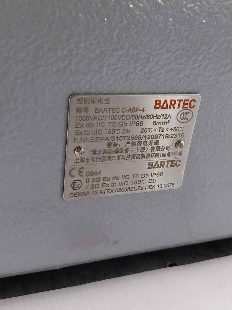 Bartec Gub 4 Explosion Proof Junction Box C-asp-4 Control Switchboard