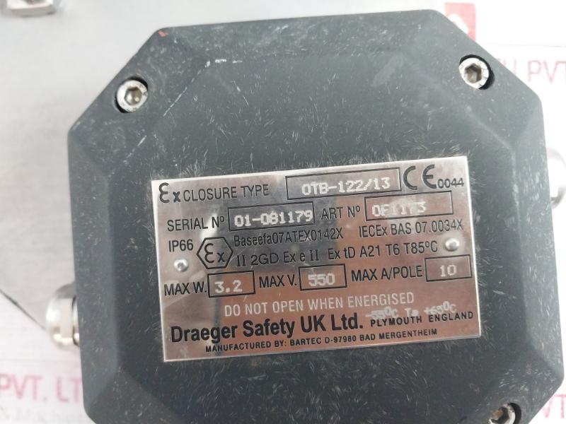 Bartec Otb-122/13 Junction Box Terminal Module Ii 2Gd Ex E Ii Ex Td A21 T6 T85C