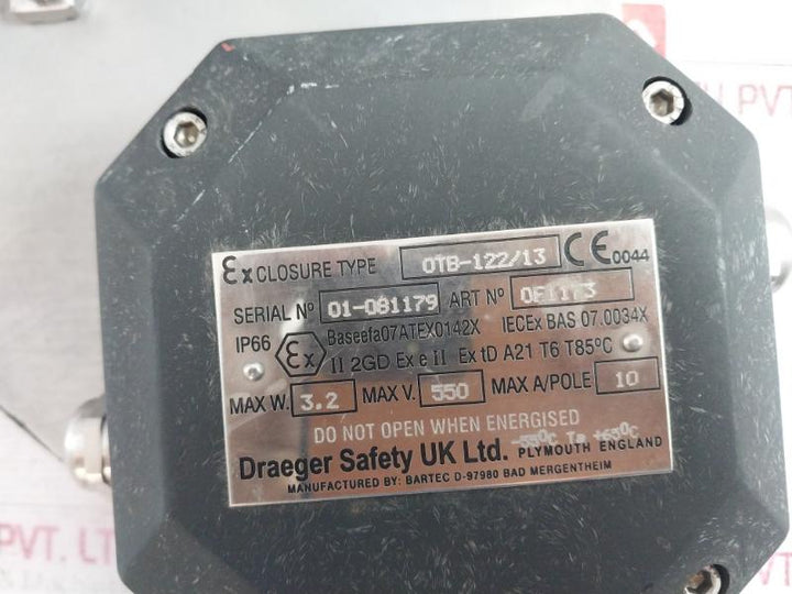 Bartec Otb-122/13 Junction Box Terminal Module Ii 2Gd Ex E Ii Ex Td A21 T6 T85C