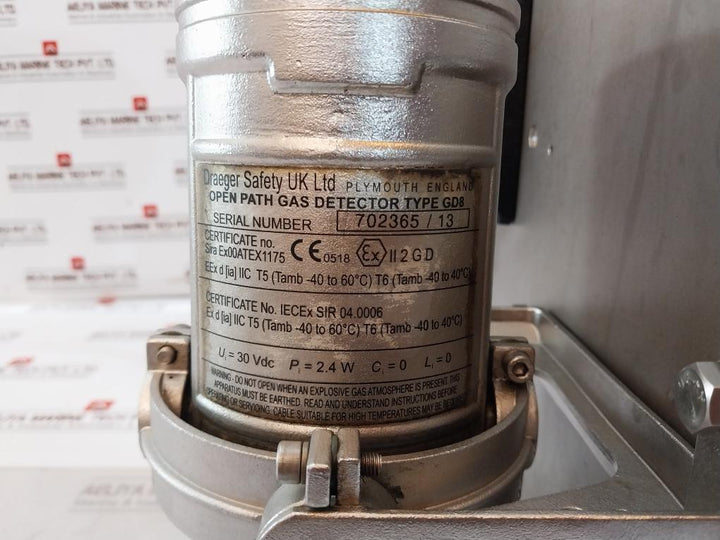 Bartec Otb-122/13 Open?Path Infrared Gas Detector 18-32Vdc 4 To 120 Metre