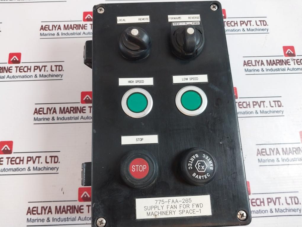 Bartec Varnost 07-5195-2601/6090 Supply Fan Controller For Generator Room