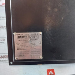 Bartec Vodec Dx3mc16 Intercom Master Control Panel 5vdc 2w