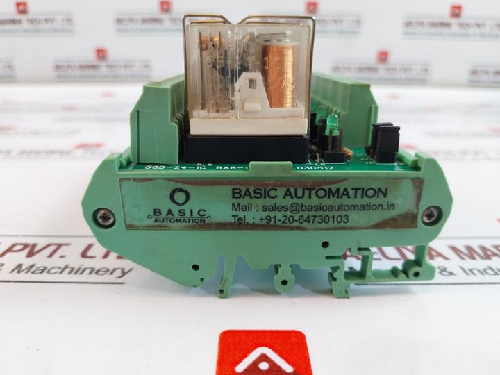 Basic Automation 030512 Relay Board 58D-24-1C Ba8-1