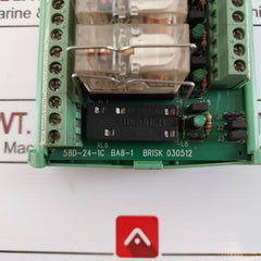 Basic Automation 58D-24-1C Relay Module 24V Dc Ba8-1