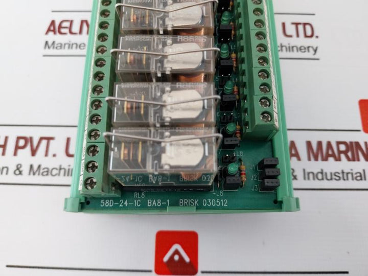 Basic Automation 58d-24-1c Relay Module Mrs-05 15.15 5a 250vac Ba8-1 030512