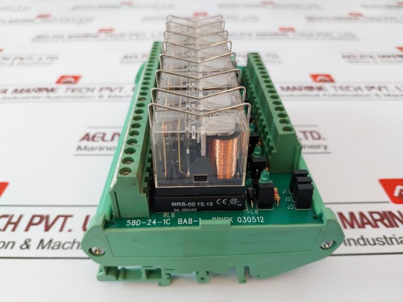 Basic Automation 58d-24-1c Relay Module Mrs-05 15.15 5a 250vac Ba8-1 030512