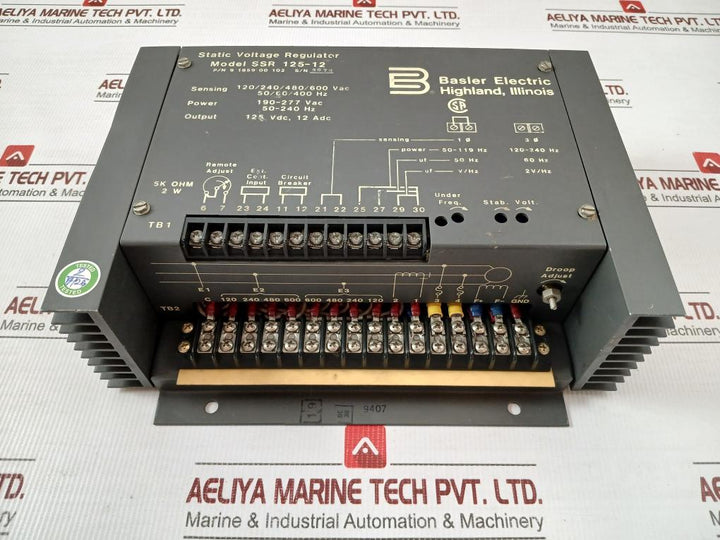 Basler Electric Ssr 125-12