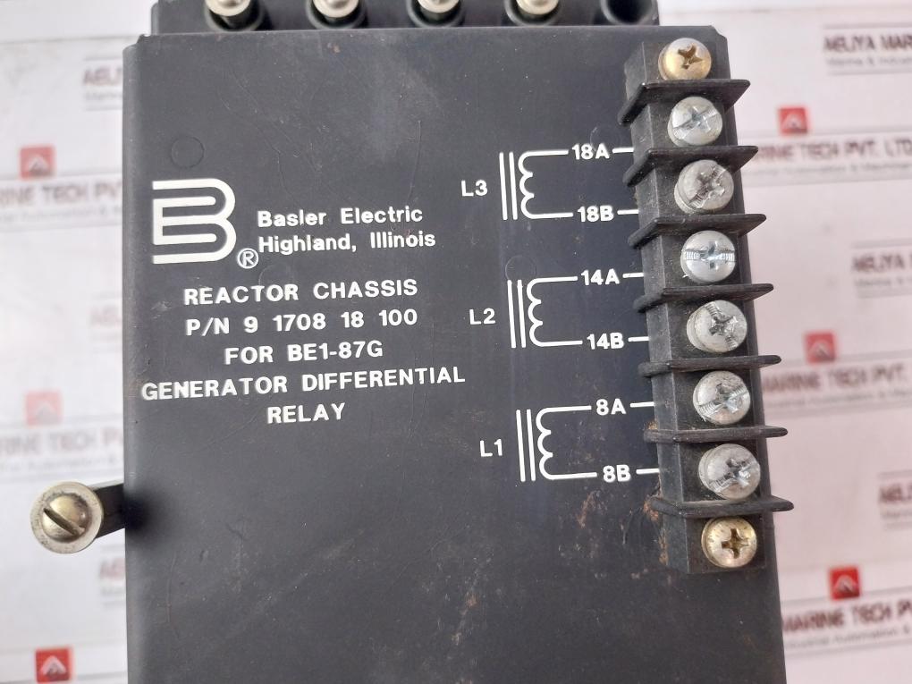 Basler Electric BE1-87G Generator Differential Relay 9 1708 18 100