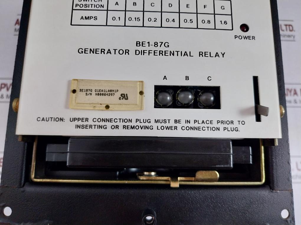 Be1-87G Solid-state Protective Relay Basler Electric