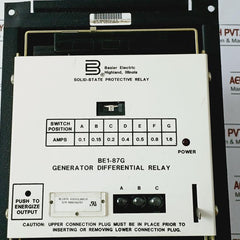 Basler Electric Be1-87g Generator Differential Relay