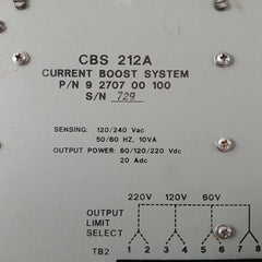 Current Boost System Cbs 212A 9270700100 Basler Electric 50/60 Hz 10 Va