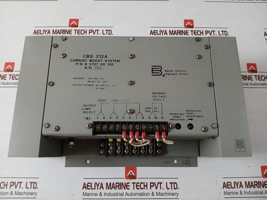 Basler Electric Cbs 212A