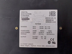 Basler Electric Decs125-15 Digital Excitation Control System