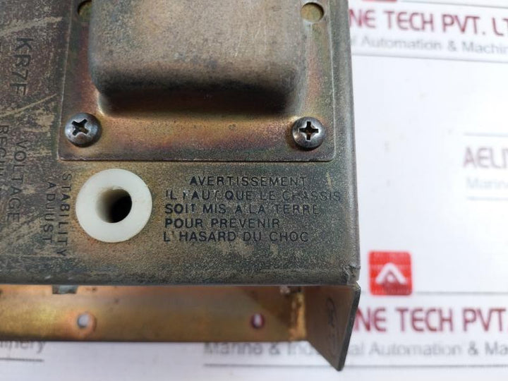 Basler Electric Kr7f Voltage Regulator 9116200100